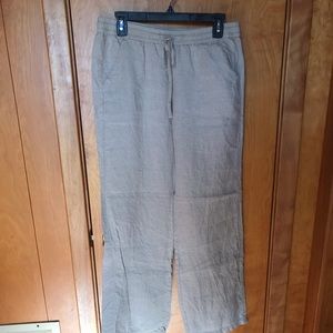 Tommy Bahama tan linen pant